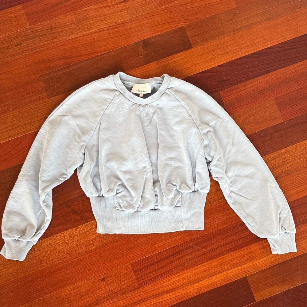 Blue Crew Neck Sweatshirt